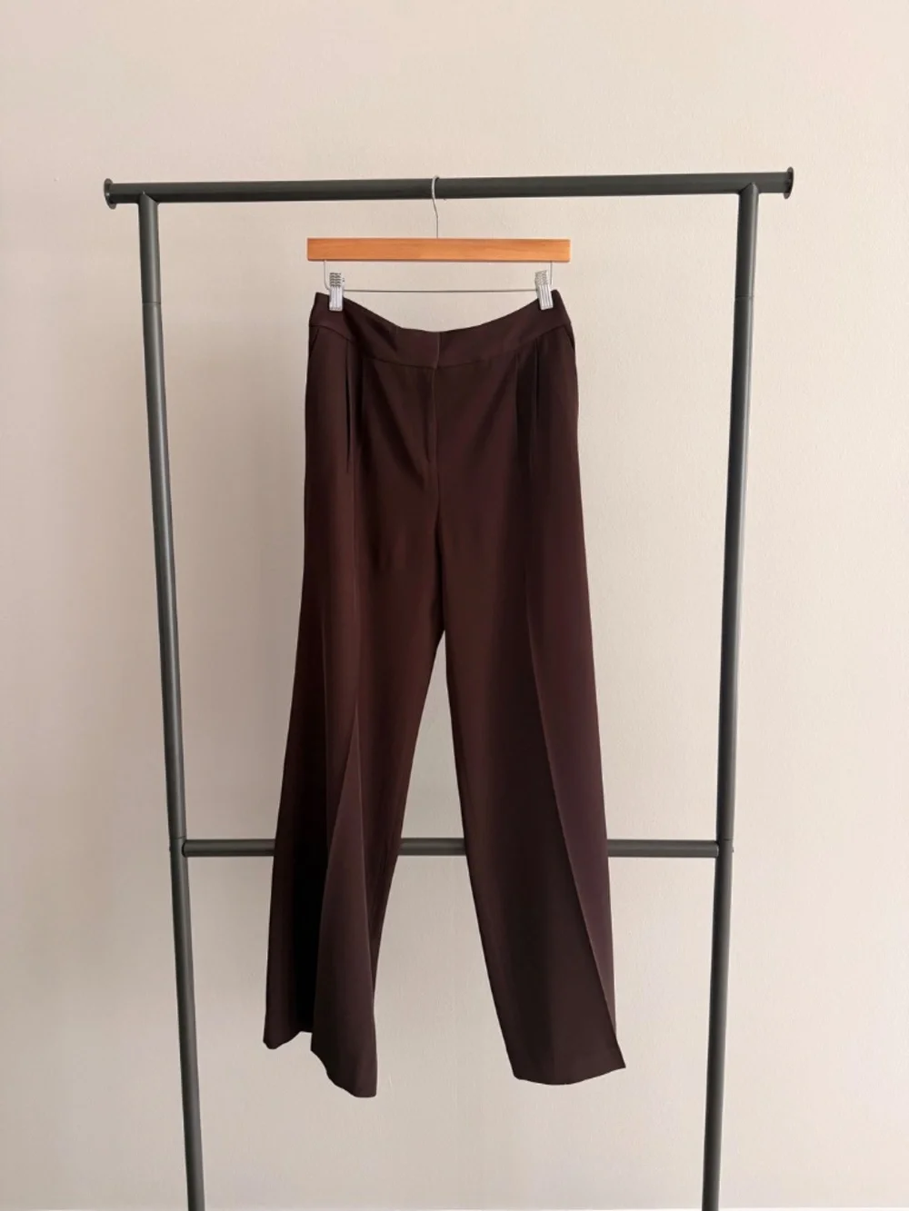 Donna Karan High Rise Wide Leg Pant